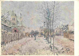 Art - Peinture - Claude Monet - Effet De Neige - CPM - Voir Scans Recto-Verso - Schilderijen