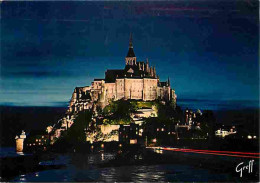 50 - Le Mont Saint Michel - Vue Générale - Vue De Nuit - Flamme Postale - CPM - Voir Scans Recto-Verso - Le Mont Saint Michel