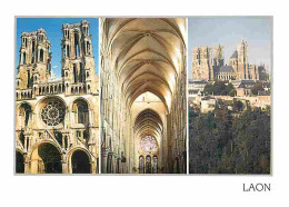 02 - Laon - La Cathédrale Notre Dame - Multivues - Carte Neuve - CPM - Voir Scans Recto-Verso  - Laon