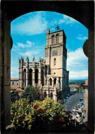 34 - Béziers - Vue Sur La Cathédrale St Nazaire Et L'abside - CPM - Voir Scans Recto-Verso - Beziers
