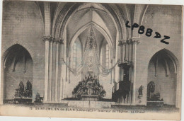CPA - 44 - SAINT EMILIEN De BLAIN - Intérieur De L'Eglise - Le Choeur - 1928 - Pas Courant - Andere & Zonder Classificatie