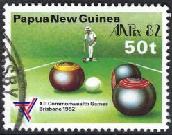 PAPUA NEW GUINEA 1982 QEII 50t Multicoloured, Commonwealth Games & Stamp Exhibition "Anpex 82"-Brisbane SG463 FU - Papua-Neuguinea