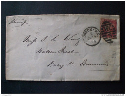 COVER TRAVEL GRAN BRETAGNA 1879 COVER ONE PENNY RED GOOD CONSERVATION !!! - Cartas