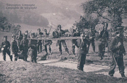 Armée Suisse, Compagnie De Télégraphe (2072) - Maniobras