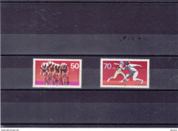 BERLIN 1978 Cyclisme Escrime Yvert 528-529, Michel 567-568 NEUF** MNH Cote 3 Euros - Ungebraucht