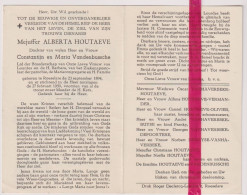 Devotie Doodsprentje Overlijden - Alberta Houtaeve Dochter Constant & Maria Vandenbussche - Roeselare 1894 - 1959 - Obituary Notices