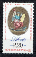 Bicentenaire De La Révolution Et De La Déclaration Des Droits De L'Homme Et Du Citoyen : Liberté - Unused Stamps