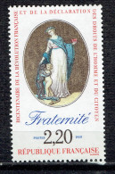 Bicentenaire De La Révolution Et De La Déclaration Des Droits De L'Homme Et Du Citoyen : Fraternité - Unused Stamps