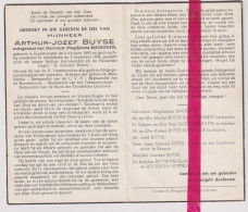 Devotie Doodsprentje Overlijden - Arthur Buyse Echtg Magdalena Bocksoen - Ingelmunster 1893 - Meulebeke 1958 - Obituary Notices