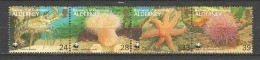 Alderney 1993 Mi 61-64 In Strip MNH WWF CORAL - Neufs