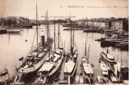 13 MARSEILLE Le VIEUX PORT  VUE GENERALE BATEAUX  VAPEUR Voiliers   Cpa Année  1922  EDIT Z Z N° 11 - Alter Hafen (Vieux Port), Saint-Victor, Le Panier