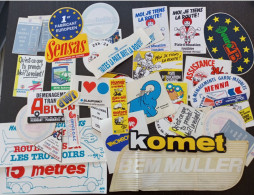 Lot 40  Autocollants Divers Securite Routiere Pub Auto ...N°23 - Stickers