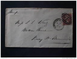 LETTERS TRAVEL GRAN BRETAGNA 1879 COVER ONE PENNY RED GOOD CONSERVATION !!! - Cartas & Documentos