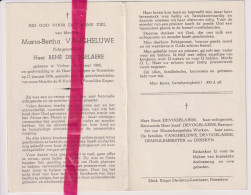 Devotie Doodsprentje Overlijden - Maria Vangheluwe Echtg René Devogelaere - Vichte 1886 - Roeselare 1958 - Obituary Notices