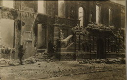 Leiden // FOTOKAART - Brand Stadhuis 1929 - Leiden