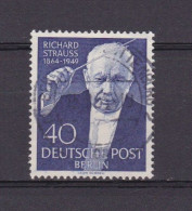 BERLIN GERMANY 1954, Mi #124, Richard Strauss, Composer, Used - Used Stamps