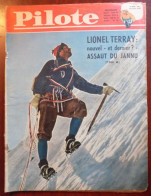 Pilote N° 127 Lionel Terray Assaut Du Jannu - Pilotorama " Camp Century , Cité Sous Les Glaces " - Bob Morane - Pilote