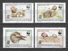 Uruguay 1993 Mi 2021-2024 MNH WWF NADU BIRD - Ongebruikt