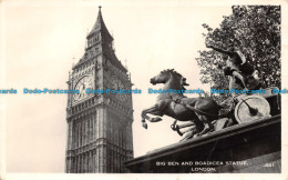 R147426 Big Ben And Boadicea Statue. London. Lansdowne. RP - Sonstige & Ohne Zuordnung