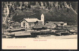 Cartolina Brenner, Gasthof Brennerpost Und Kirchturm  - Sonstige & Ohne Zuordnung