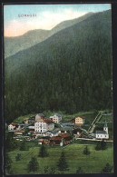 Cartolina Gomagoi, Blick Auf Die Siedlung Mit Der Kapelle Und Dem Gasthof  - Andere & Zonder Classificatie