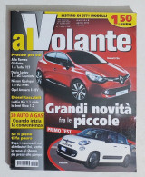 54501 Al Volante A. 14 N. 8 2012 - Alfa Romeo Giulietta / Dacia Lodgy / Kia Rio - Engines