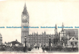 R147965 London. The Houses Of Parliament From Parliament Square - Andere & Zonder Classificatie