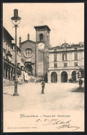 Cartolina Moncalieri, Piazza Del Municipio  - Moncalieri