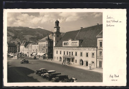 AK Leoben, Platz Mit Rathaus Aus Der Vogelschau  - Otros & Sin Clasificación