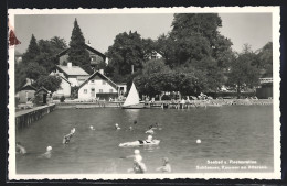 AK Kammer Am Attersee, Seebad Und Gasthaus Schönauer  - Andere & Zonder Classificatie