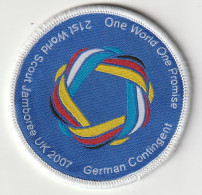 GERMAN CONTINGENT   --   21st WORLD SCOUT JAMBOREE  UK  2007  --  SCOUT, SCOUTISME, JAMBOREE  -- OLD PATCH  -- - Scouting
