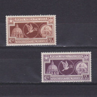 ITALY 1933, Sc #CB1-CB2, The Holy Year, MH - Poste Aérienne