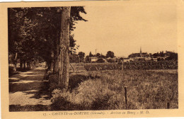 Castets En Dorthe Arrivée Au Bourg - Sonstige & Ohne Zuordnung