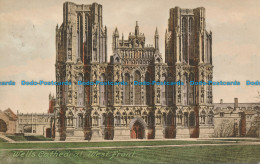 R146727 Wells Cathedral. West Front. T. W. Phillips. Frith. No 23867. 1923 - Monde