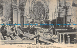 R146731 Campagne. L Interieur De L Eglise De Barcy Apres Le Bombardement. ND - Monde