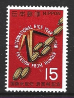 JAPON. N°856 De 1966. Riz. - Alimentation