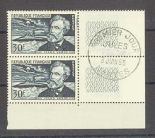 Yvert 1026 - Jules Verne -  Bloc De 2 Timbres Neufs Sans Trace De Charnière - Bord De Feuille  - - Unused Stamps