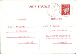FRANCE ENTIER POSTAL  512-CP1 - TYPE PETAIN 80c - Letter Cards