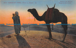 R147475 Scenes Et Types. Priere Au Desert. LL. No 6513 - Monde