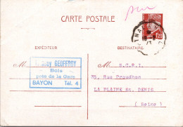 FRANCE ENTIER POSTAL  515-CP1 - TYPE PETAIN 1f 20 - Cartes-lettres