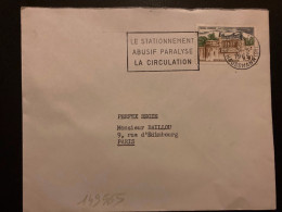 LETTRE L'EQUIPE PUBLICITAIRE RENE JACOB TP CHATEAU D'AMBOISE 0,30 OBL.MEC.5-3 1965 PARIS 108 - 1961-....