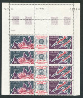 TAAF - PA N°41A  - 45F+90F RECHERCHE SUR LA MAGNETOSPHERE - BLOC DE 4 - TRIPTYQUES - COIN DATE 17.10.74 - Unused Stamps