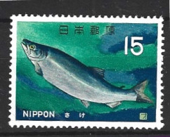 JAPON. N°829 De 1966. Saumon. - Fishes