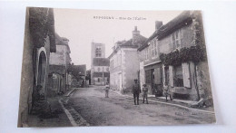 Carte Postale Ancienne ( AA5  ) De Appoigny , Rue De L église - Appoigny