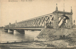 Superbe Lot 4 Cpa 67 STRASBOURG. Pont Rhin, La Gare, Maison Kammerzell Et Cathédrale - Strasbourg