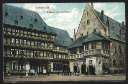 AK Halberstadt, Am Rathaus Vom Fischmarkt  - Halberstadt