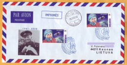 2008 Moldova Moldavie Moldau Gagarin Space Special Cancellations "Cosmonautics Day 12.04.2008" - Europa