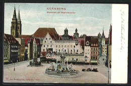 AK Nürnberg, Marktplatz Mit Neptunbrunnen  - Nürnberg