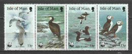Isle Of Man 1984 Mi 408-411 MNH BIRDS WWF - Nuovi
