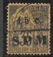 N° 15 Chiffres Maigres - Used Stamps